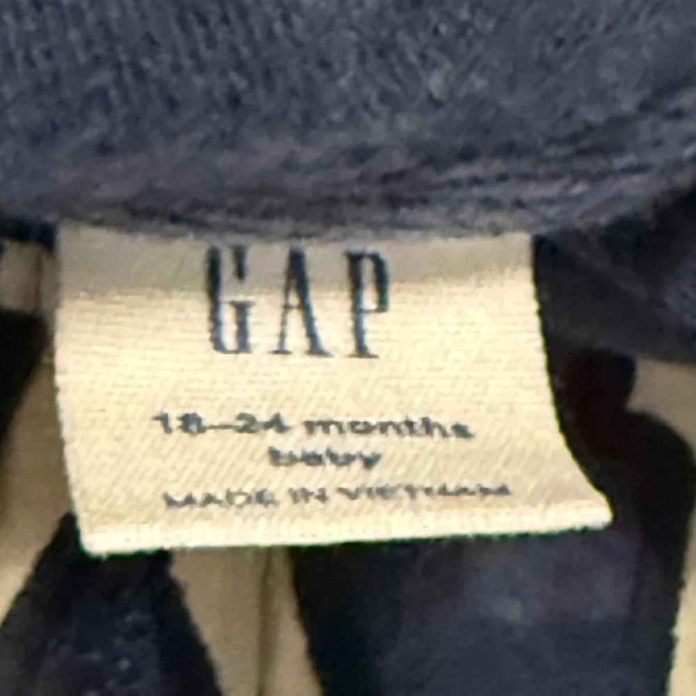 GAP‎ Baby Boys Camouflage Zip Up Hoodie Jacket 18 24 Months Blue